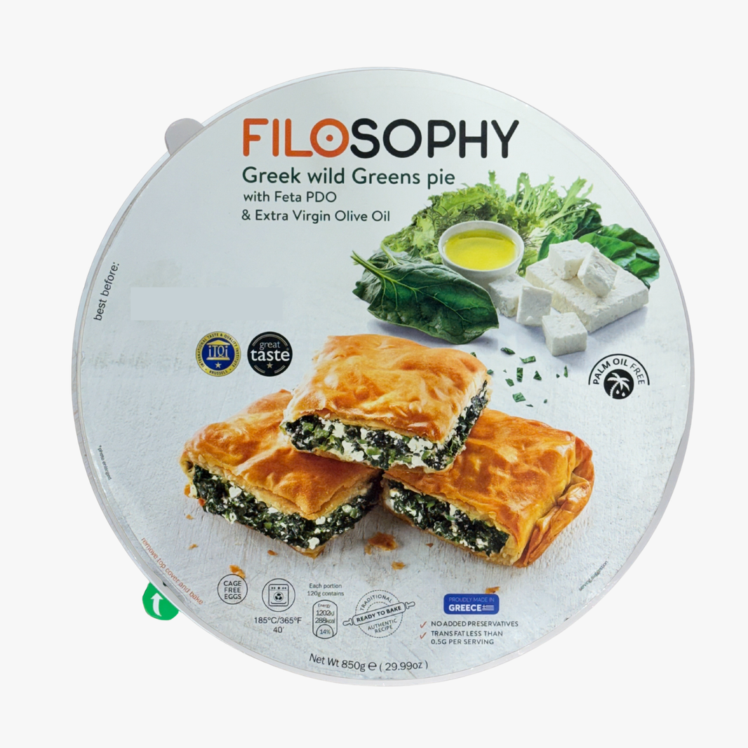 Greek Wild Greens Pie 850G - Filosophy