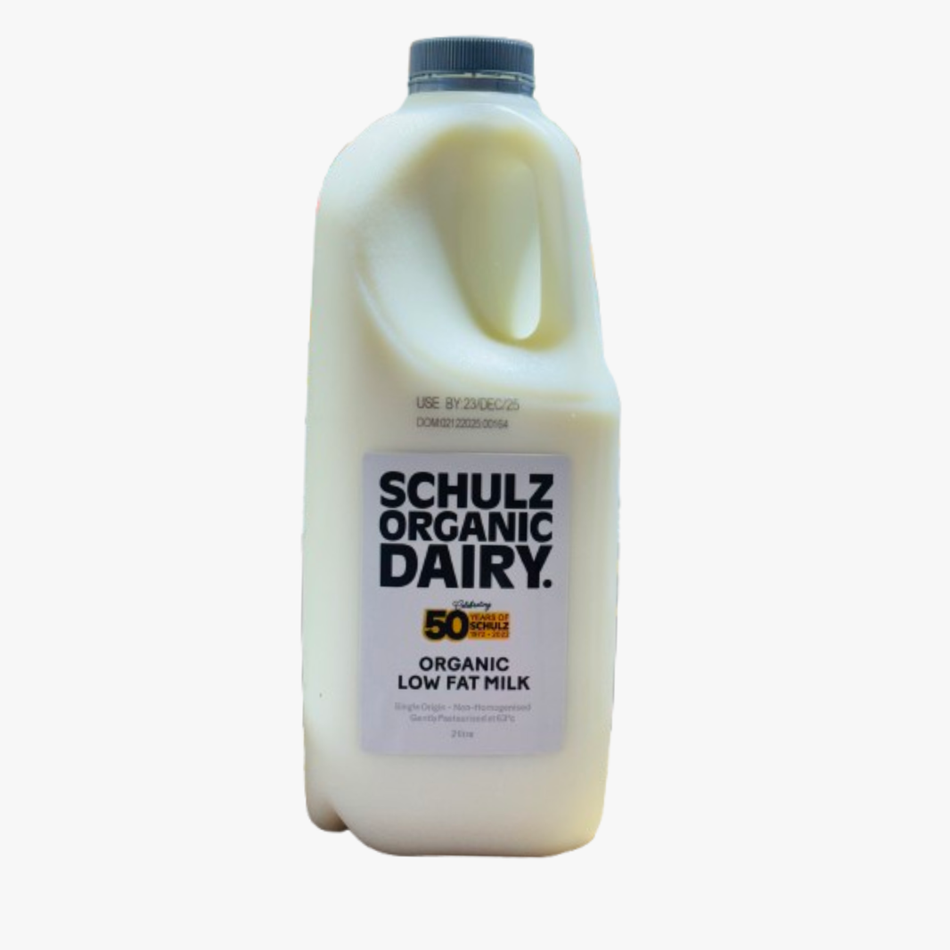 Organic Low Fat Milk 2L - Schulz Organic Dairy