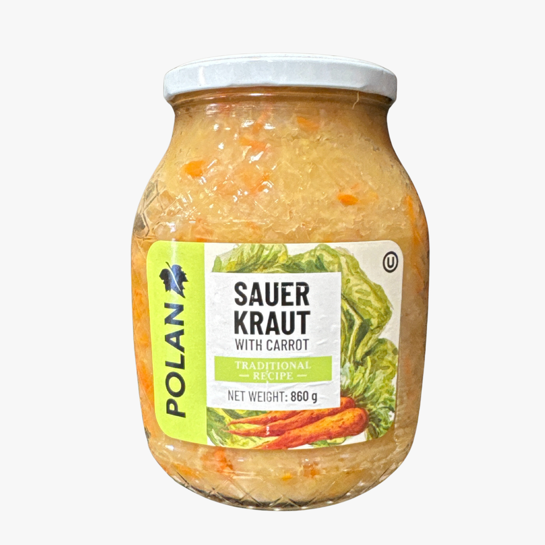 Sauerkraut With Carrot 860G - Polan