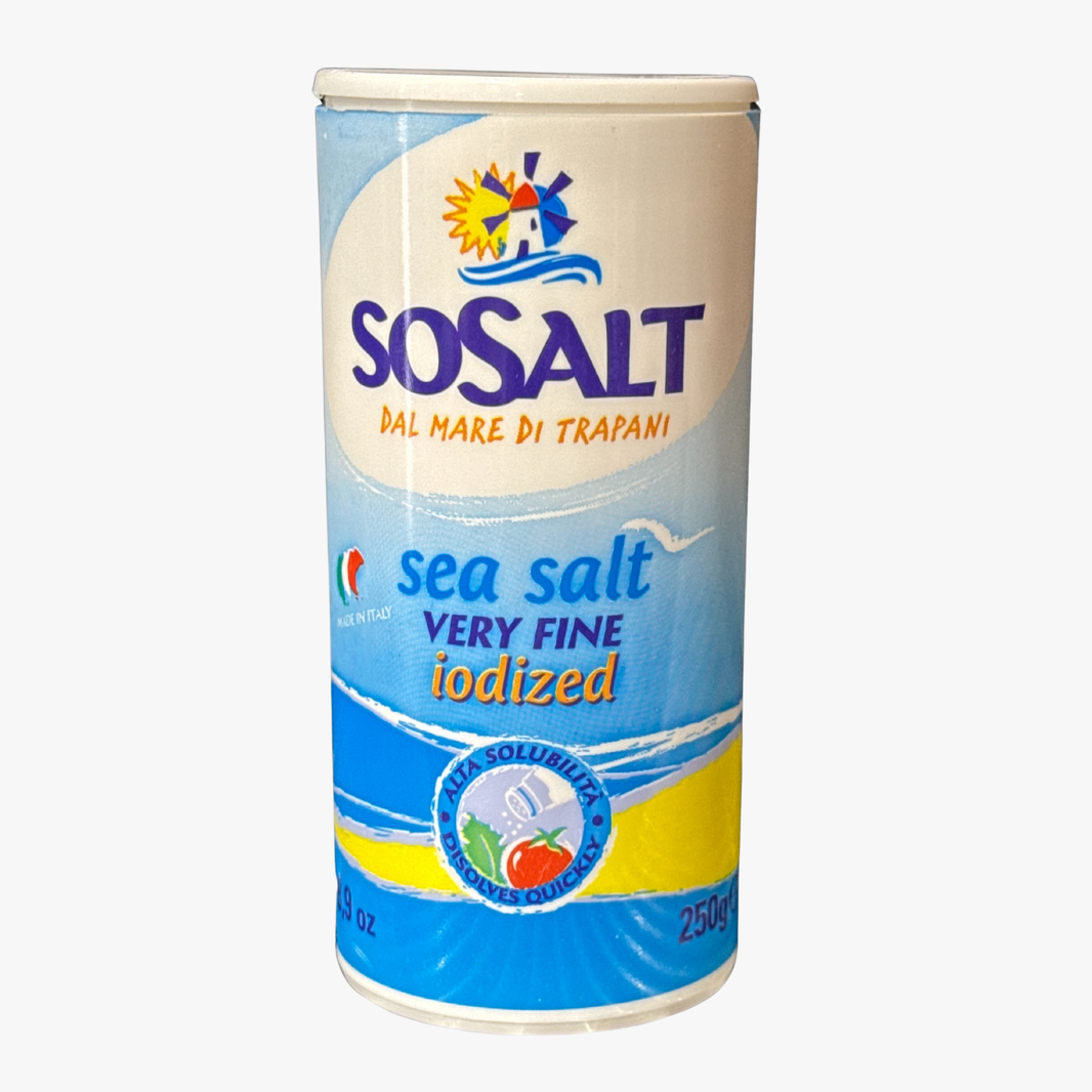 Fine Iodised Sea Salt 250G - Sosalt
