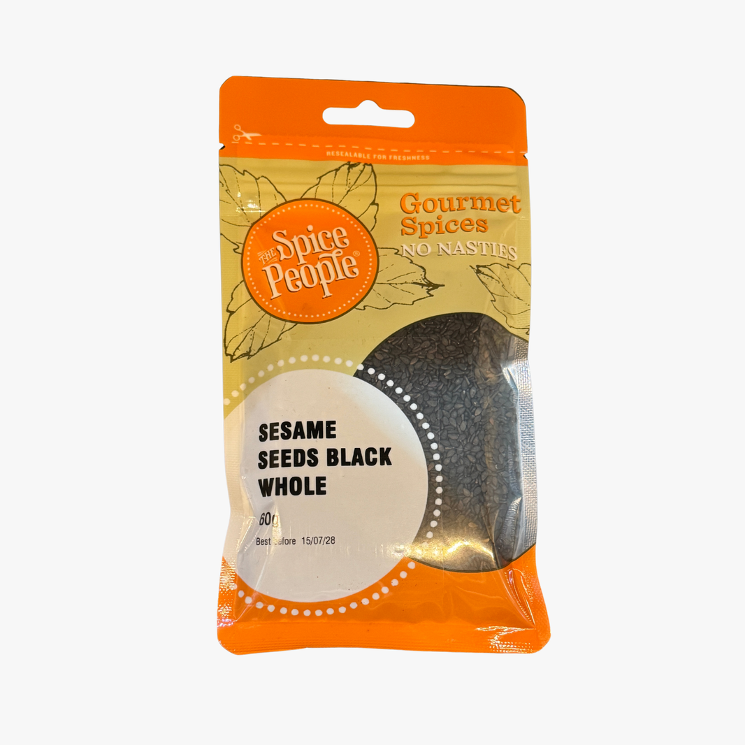 Sesame Seeds Black Whole 60G - The Spice People