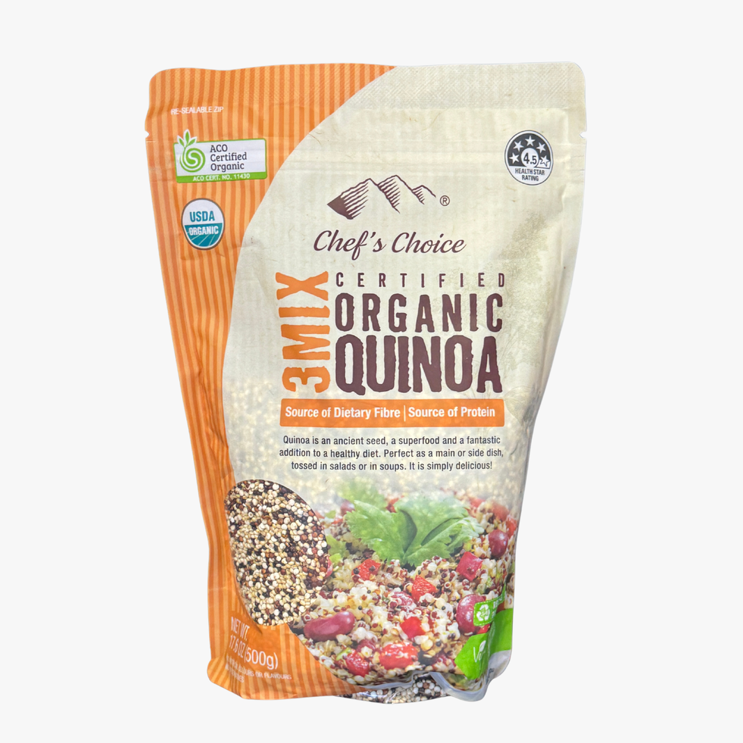 3 Mix Organic Quinoa 500G - Chef'S Choice