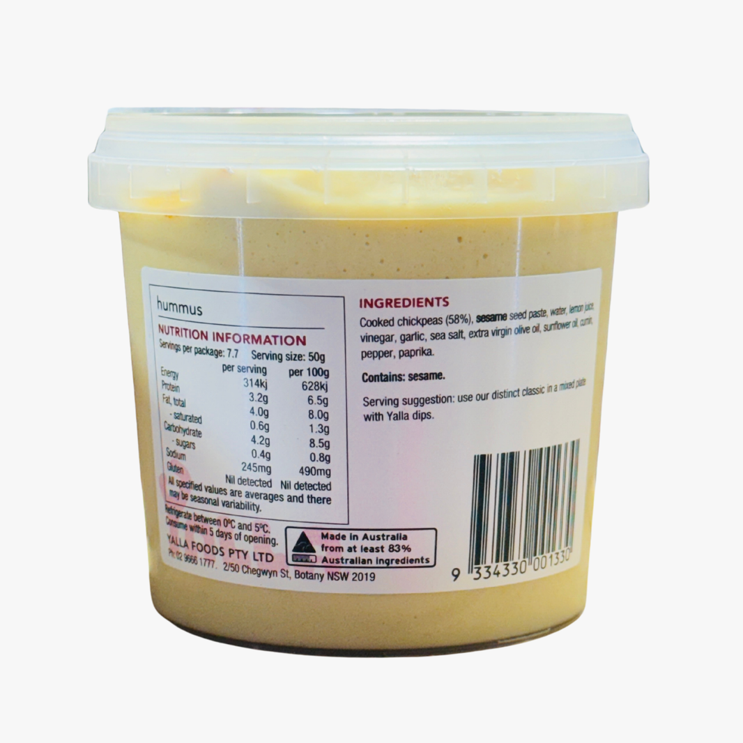 Hummus 350g - Yalla