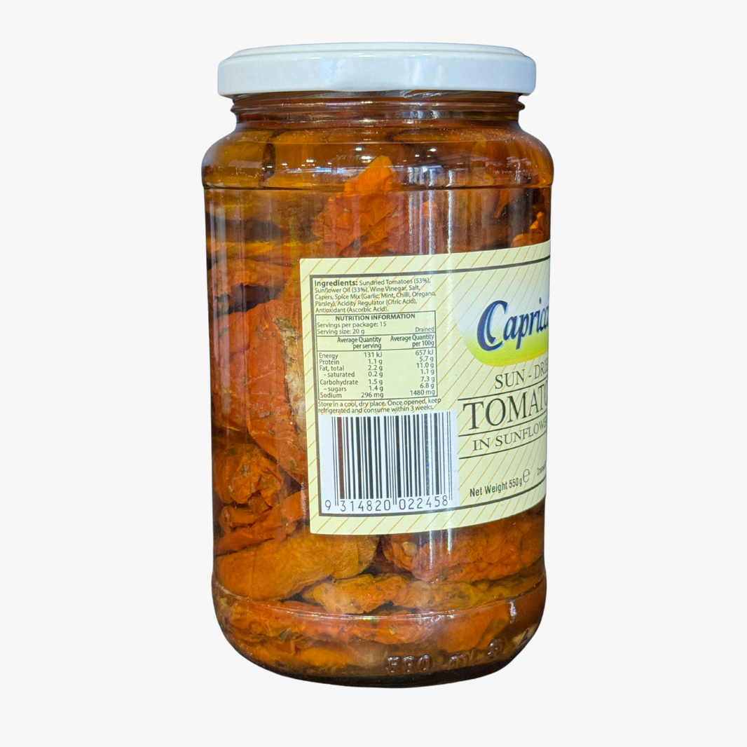 Sun-Dried Tomatoes In Sunflower Oil 280G - Colavita
