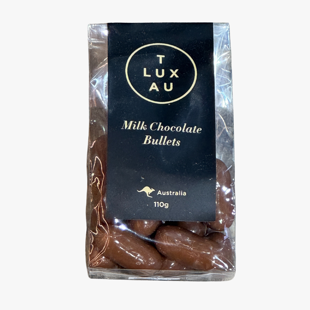 Milk Chocolate Bullets 110G - Tlux Au
