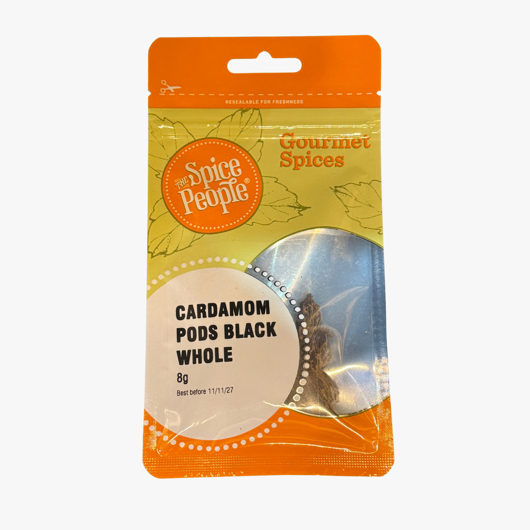 Cardamom Pods Black Whole 8G - The Spice People