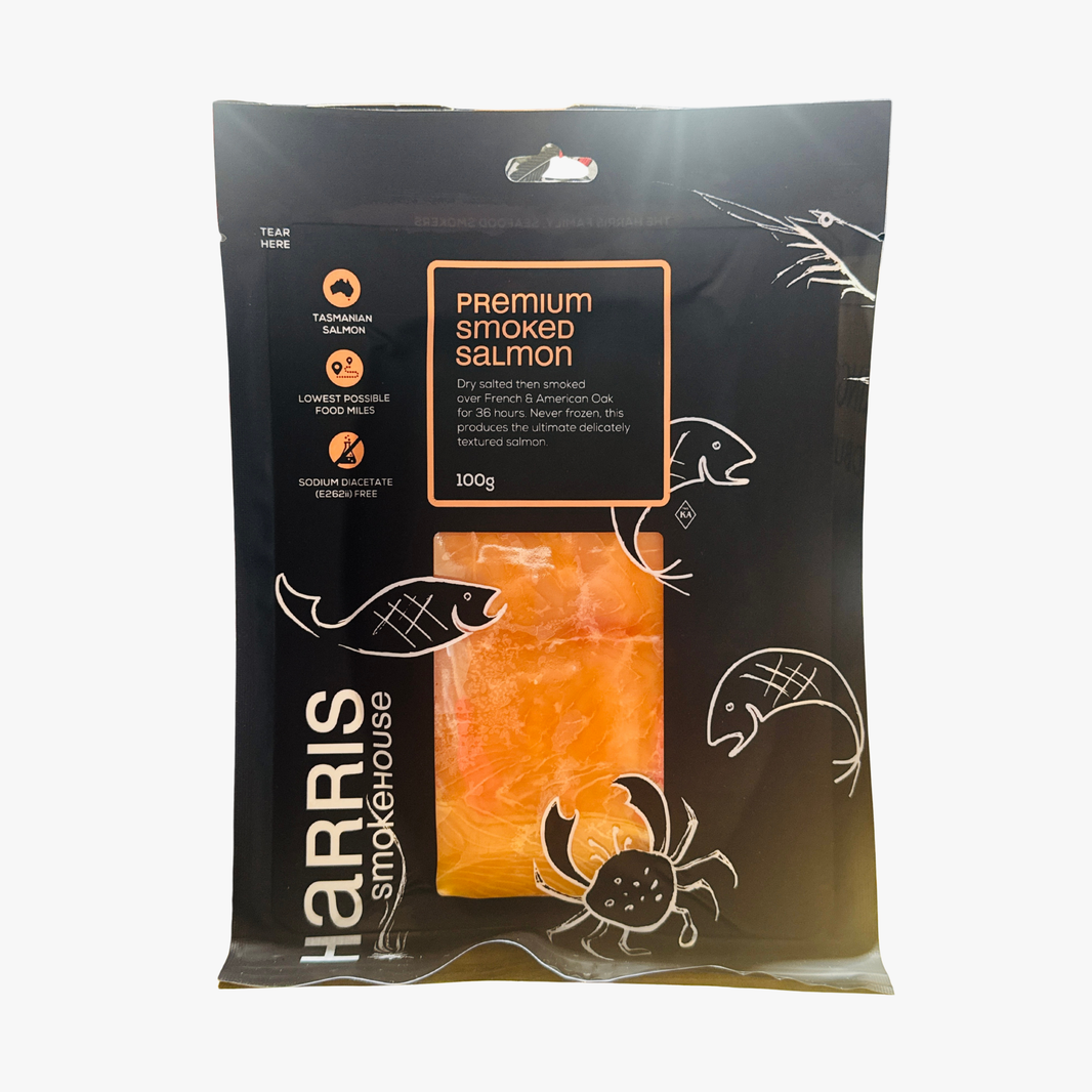Premium Smoked Salmon 100G - Harris Smokehouse