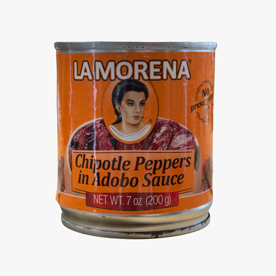 Chipotle Peppers In Adobe Sauce 200G - La Morena