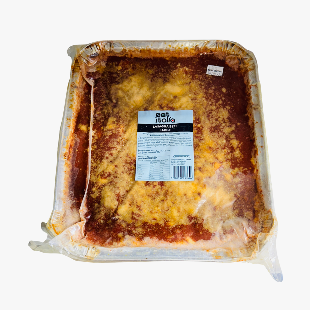 Beef Lasagne Large 2.7Kg - Eat Italia