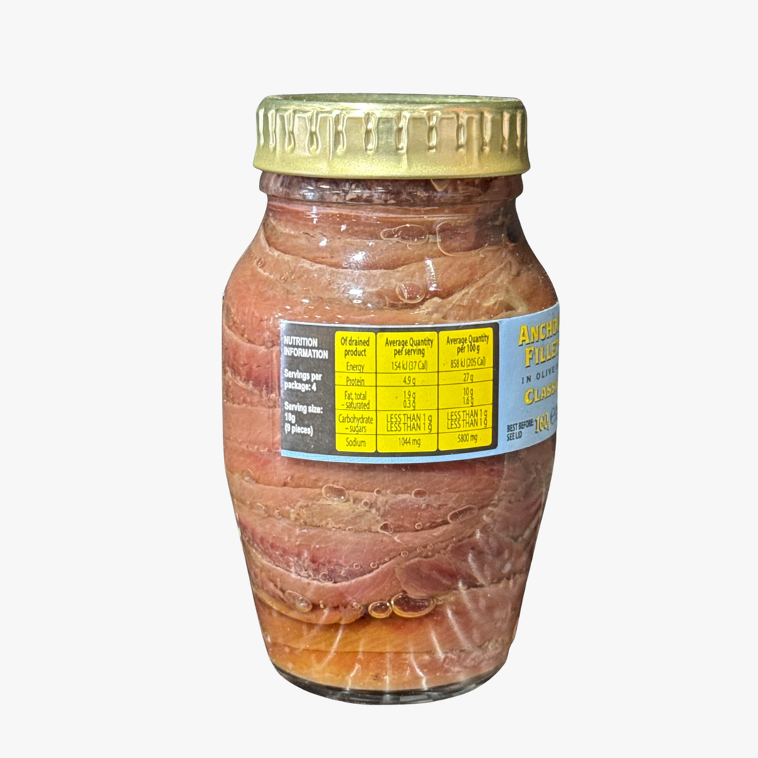 Anchovy Fillets In Olive Oil 160G - Capriccio