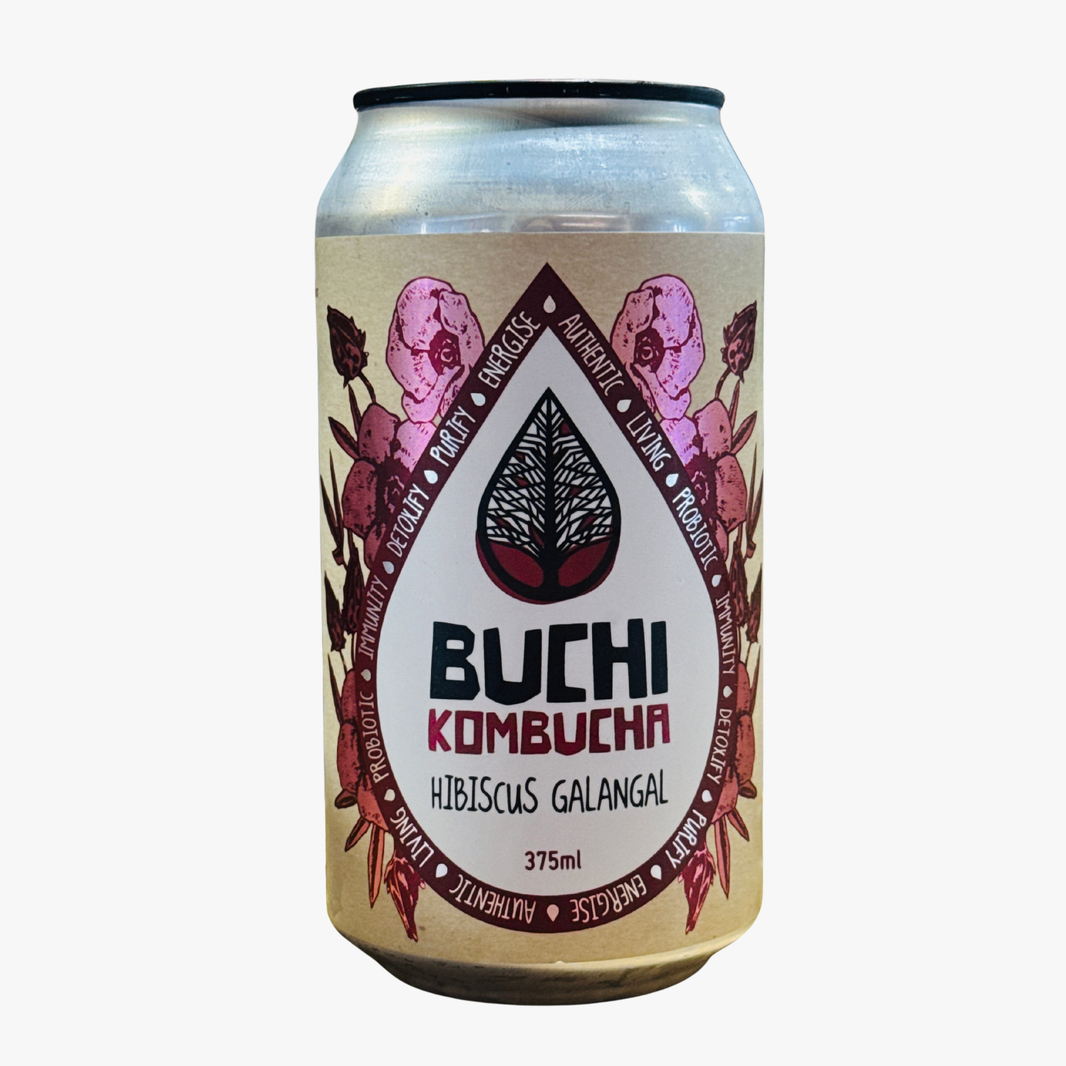 Hibiscus And Gala Gallery Kombuch 375ml - Buchi Kombucha