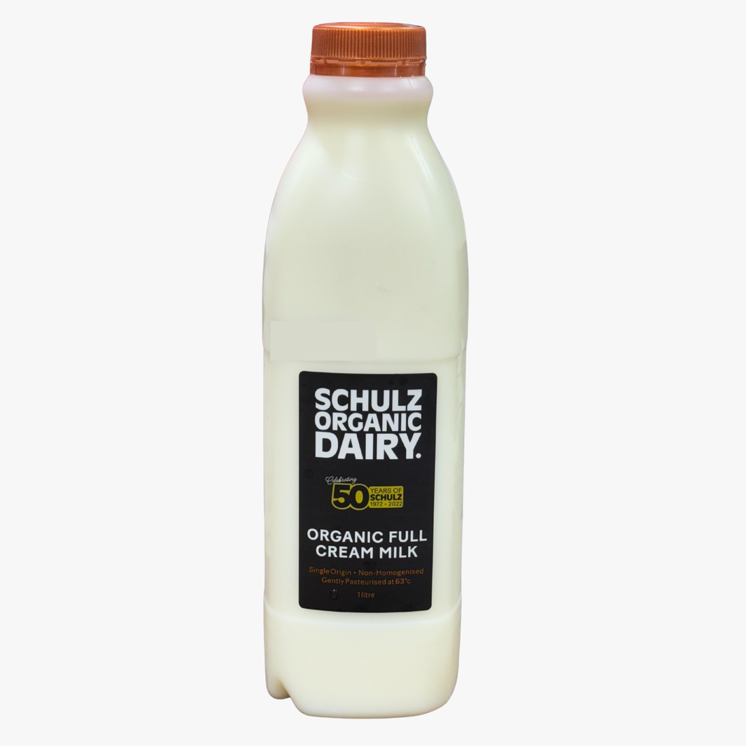 Organic Full Cream Milk 1L - Schulz Organic Dairy