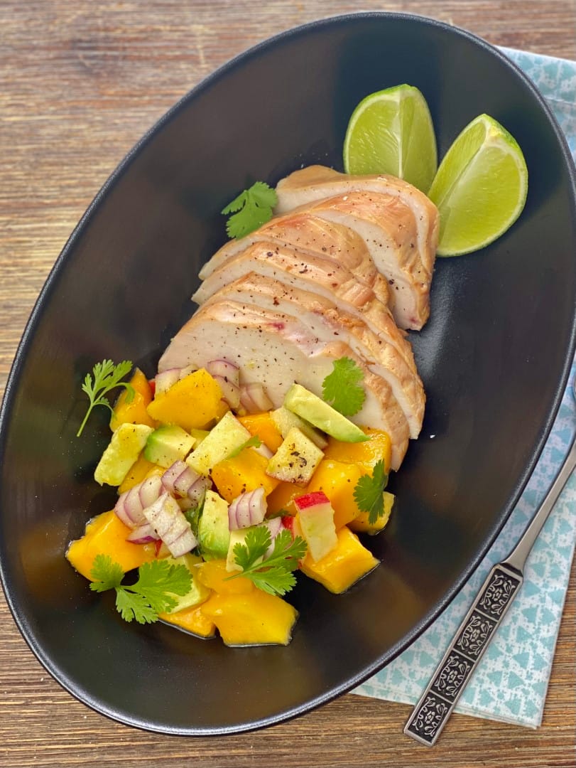 Mango Salsa with Chicken Breast
