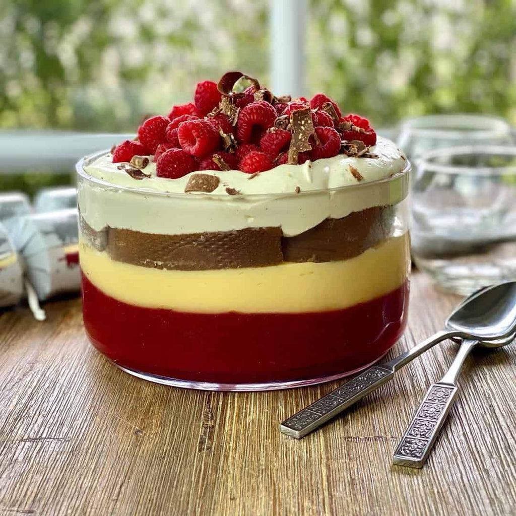 Christmas Raspberry Trifle