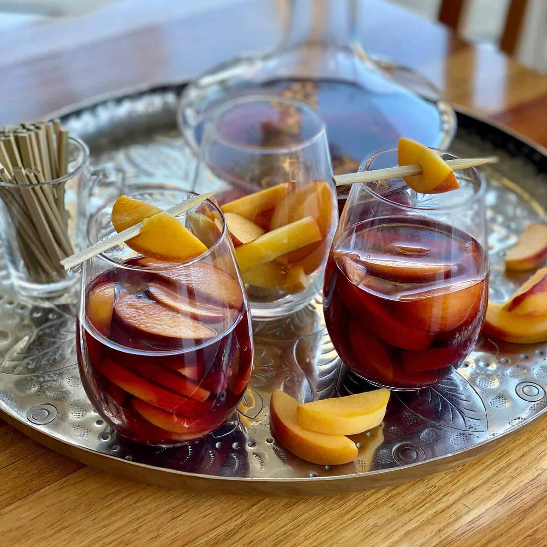 Golden Queen Peaches & Pinot Noir