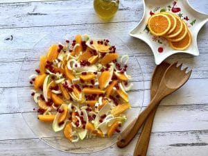 Fennel, Orange & Pomegranate Salad
