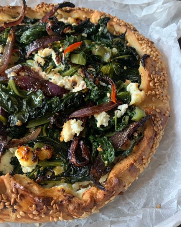 SILVERBEET AND RICOTTA CROSTATA