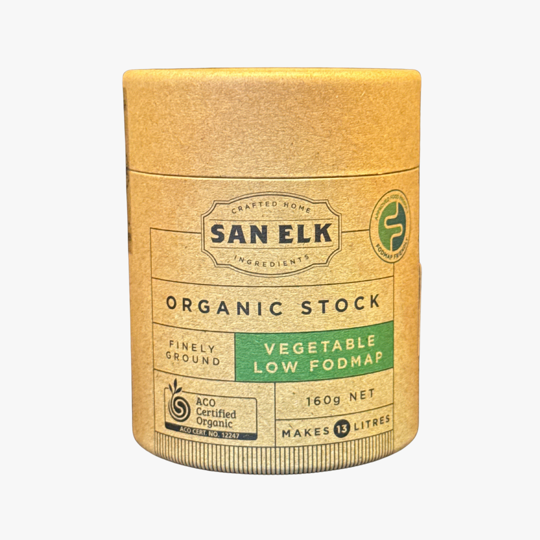 Vegetable Stock Powder - Finely Ground Organic 160G - San Elk
