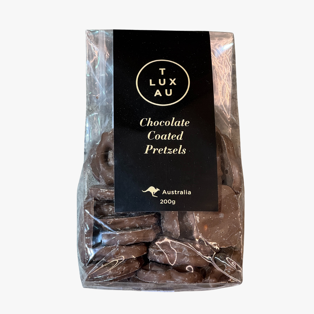 Chocolate Coated Pretzels 200G - Tlux Au