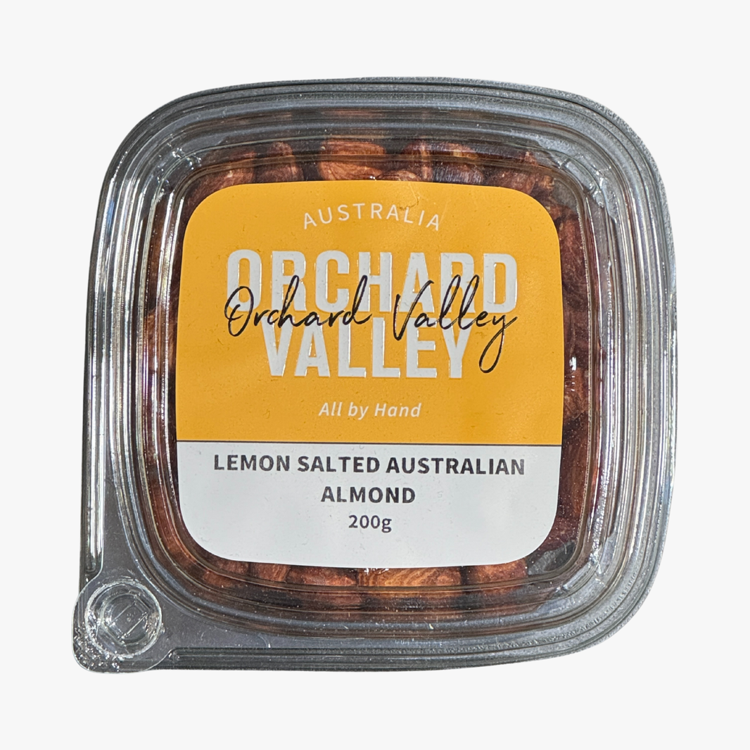 Lemon Salted Australian Almond 200G - Orchard Valley