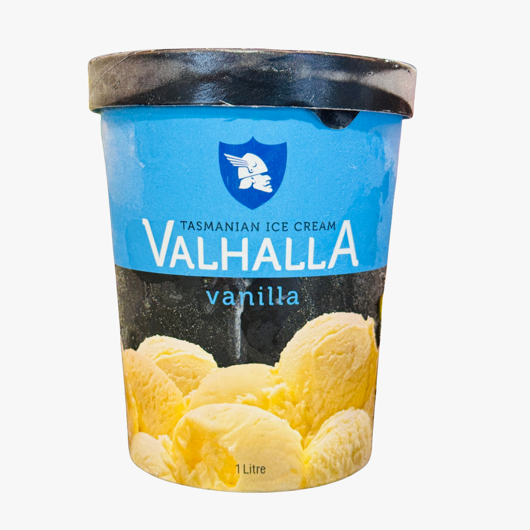 Vanilla Bean Icecream 1Lt - Valhalla