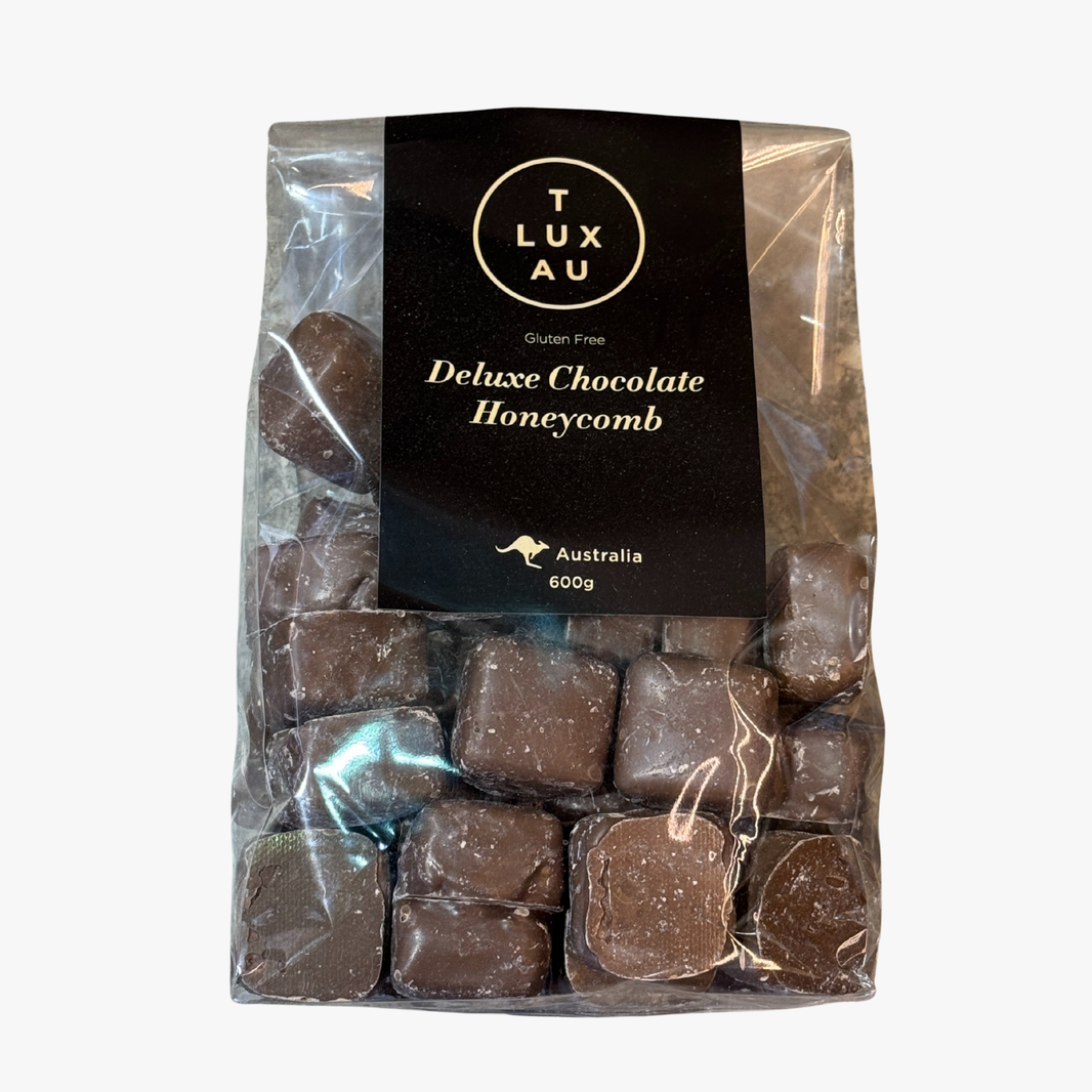Deluxe Chocolate Honeycomb 600G - Tlux Au