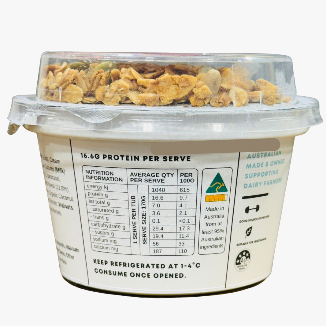 Greek Yoghurt With Spiced Honey Granola 170g - Eoss