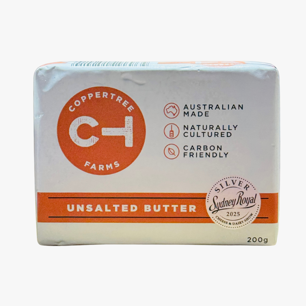 Unsalted Butter 200g - Coppertree Farms