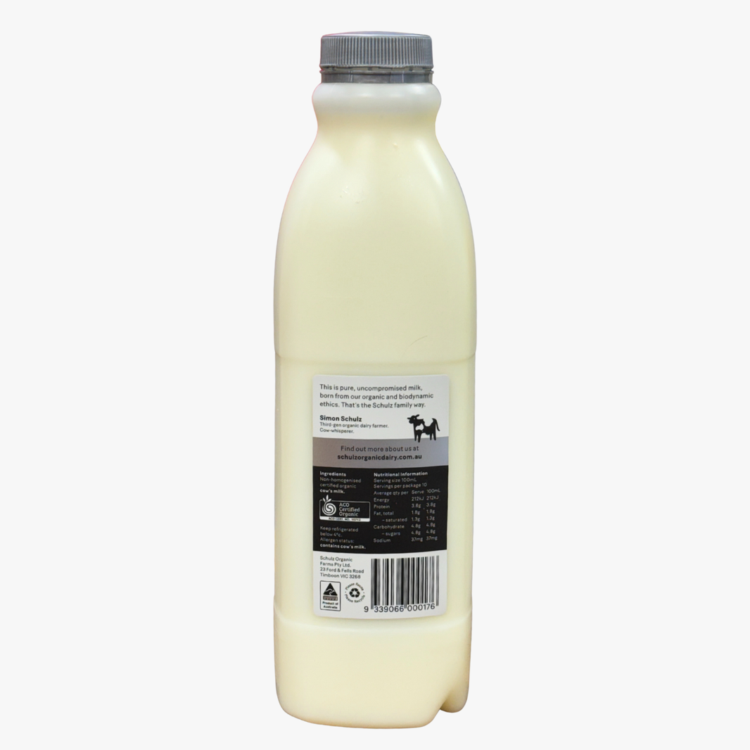 Organic Low Fat Milk 1L - Schulz Organic Dairy
