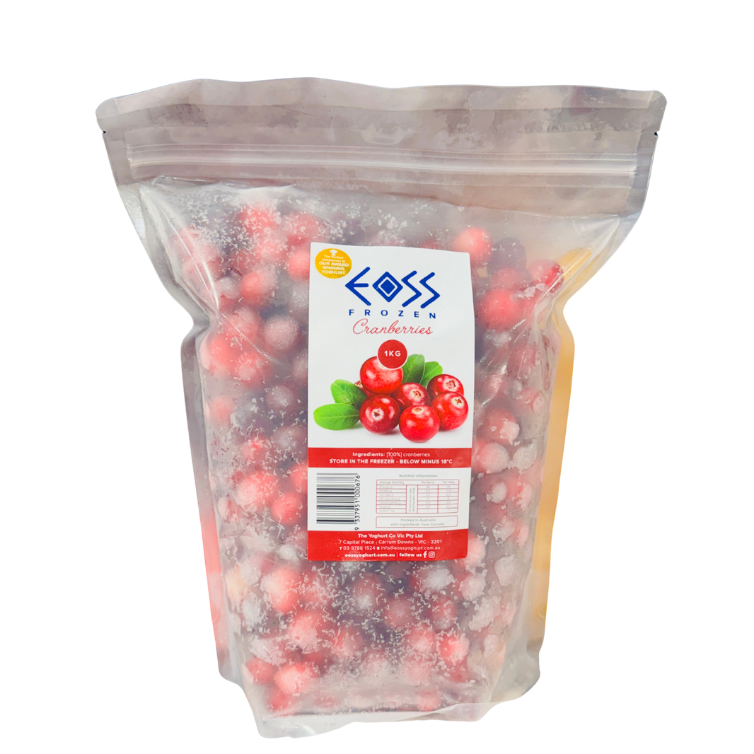 Frozen Cranberrie 1Kg - Eoss