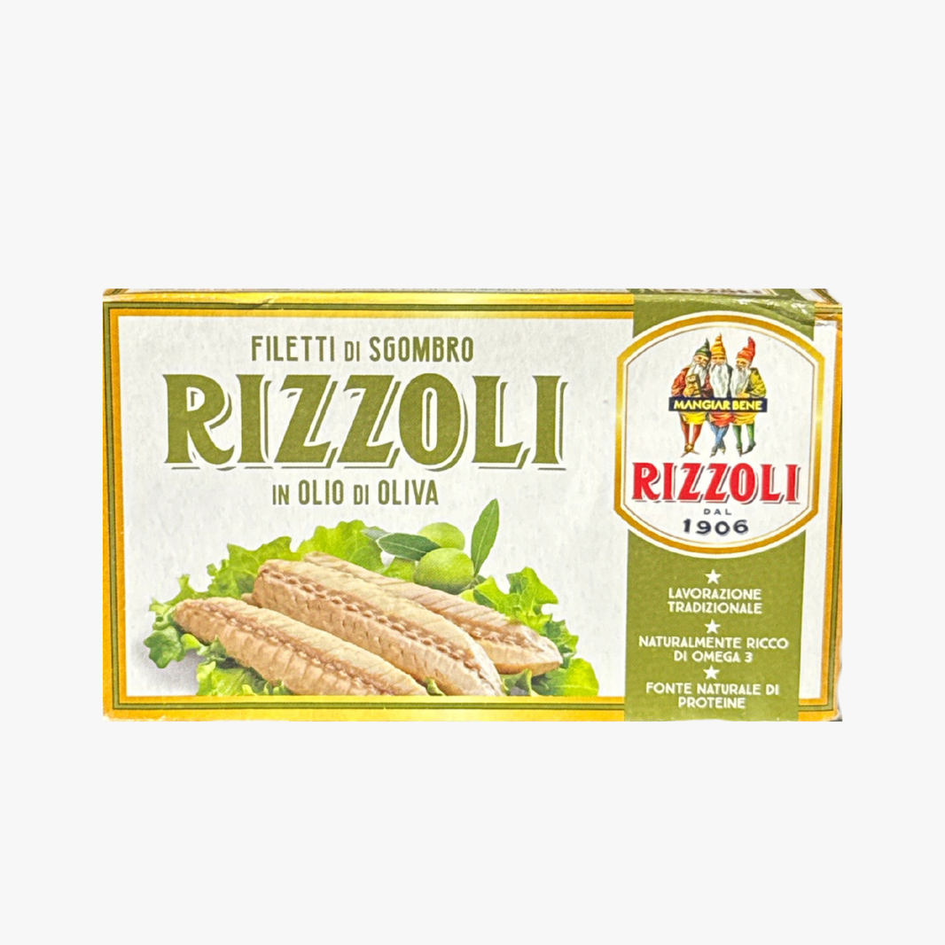 Mackerel Fillets In Olive Oil 125G - Rizzoli