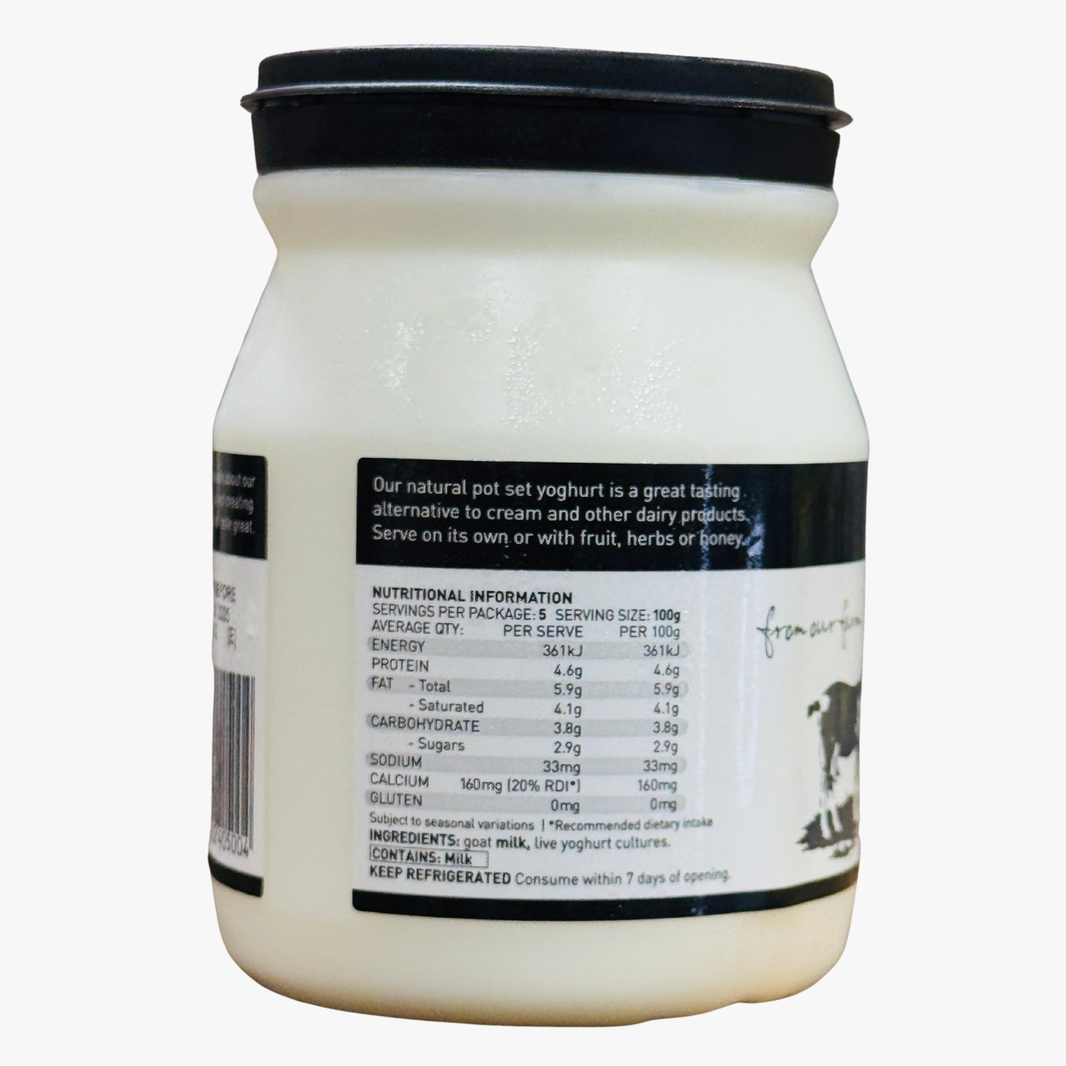 Natural Goat Milk Yoghurt Probiotic 500g - Meredith