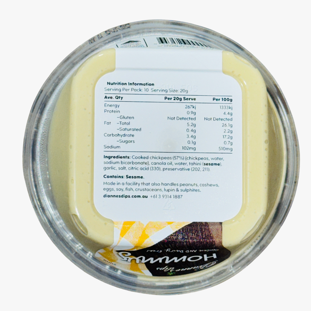 Hummus 200g - Dianne'S Dips