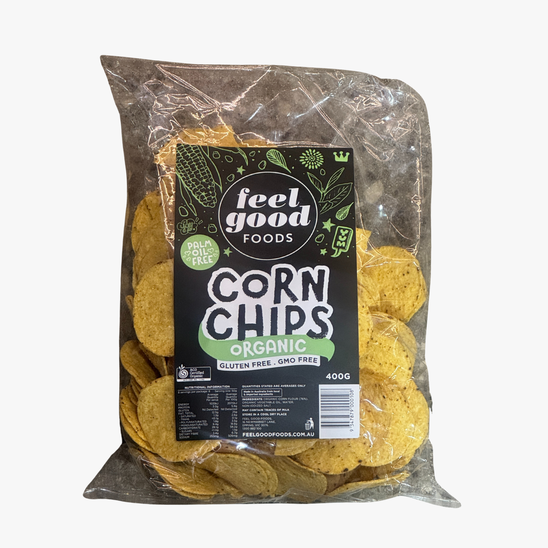 Organic Corn Chips 400G - Feel Good Foods