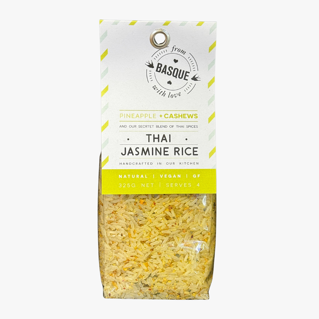 Basque Rice Community Thai Jasmine Rice With Pineapple And Cashew 325G - Basque With Love
