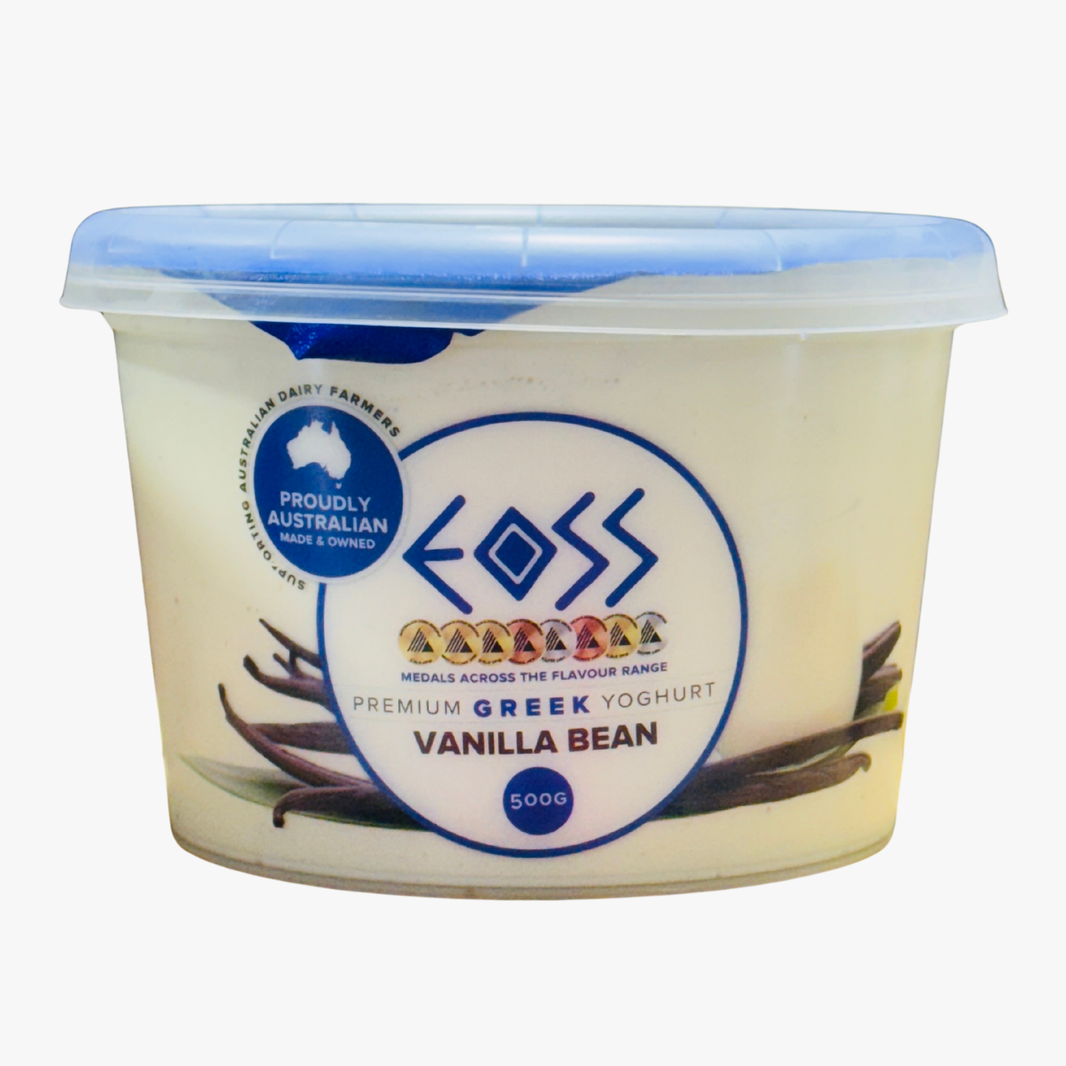Vanilla Bean Greek Yoghurt 500g - Eoss