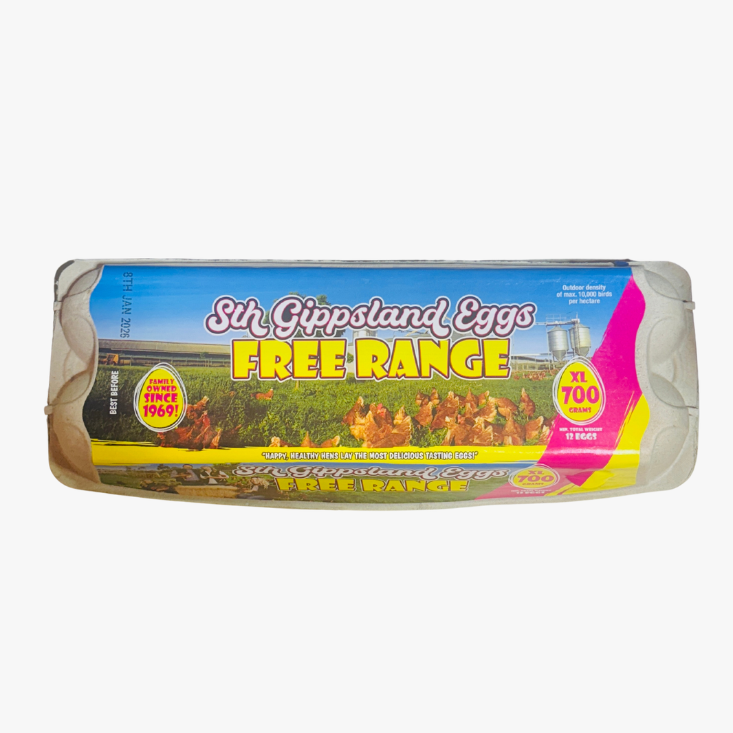 South Gippsland Free Range Eggs 700G - South Gippsland