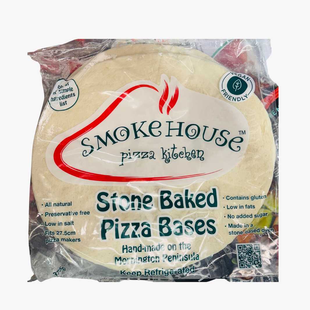 Stone Baked Pizza Bases  375G - Smokehouse Pizza