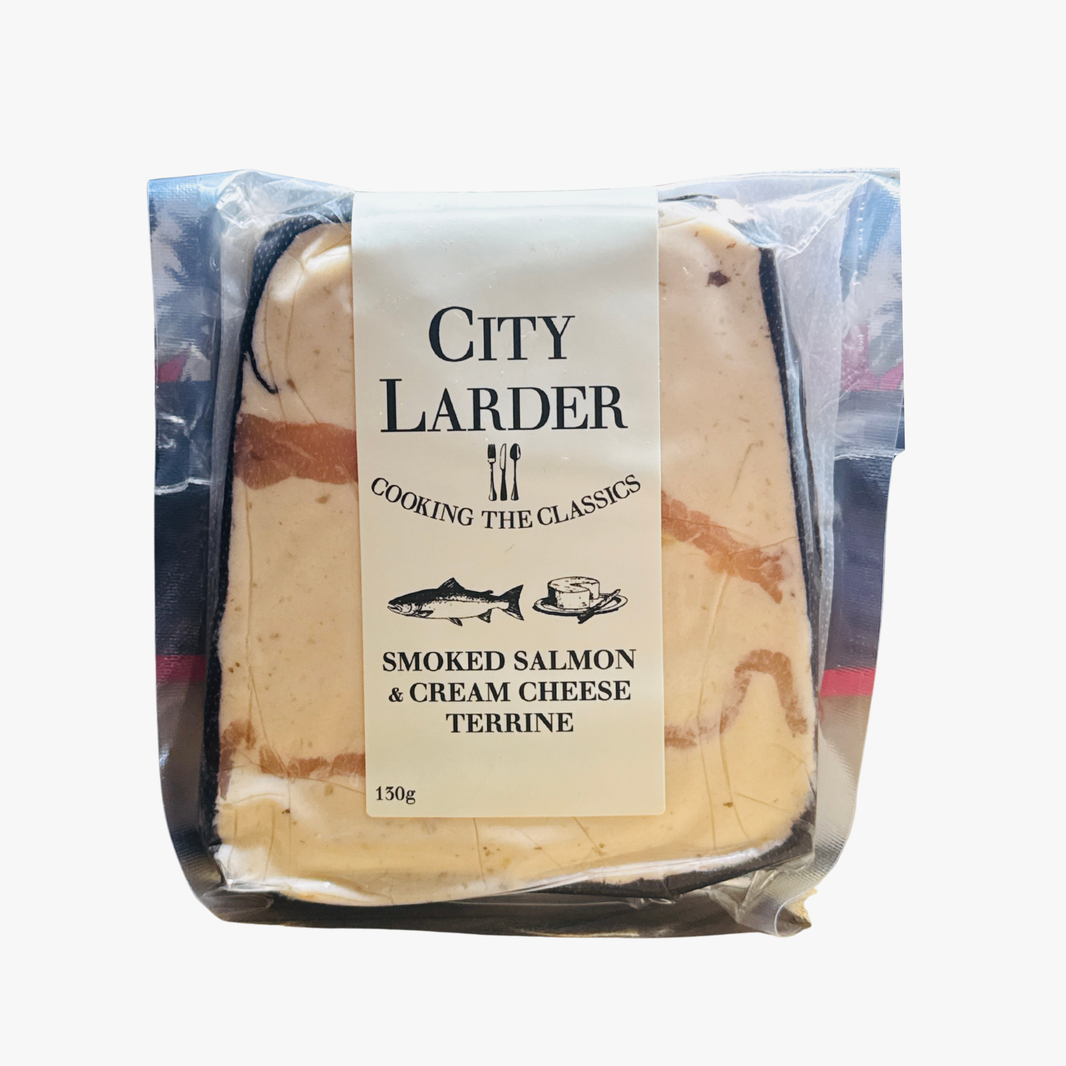 Smoked Salmon & Cream Cheese Terrine 130G - City Larder