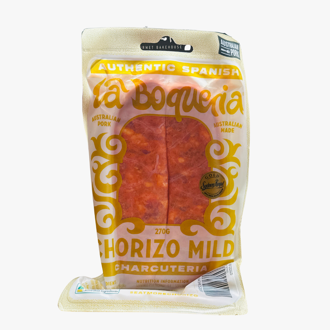 Chorizo Mild (Twin Pack) 270G - La Boqueria