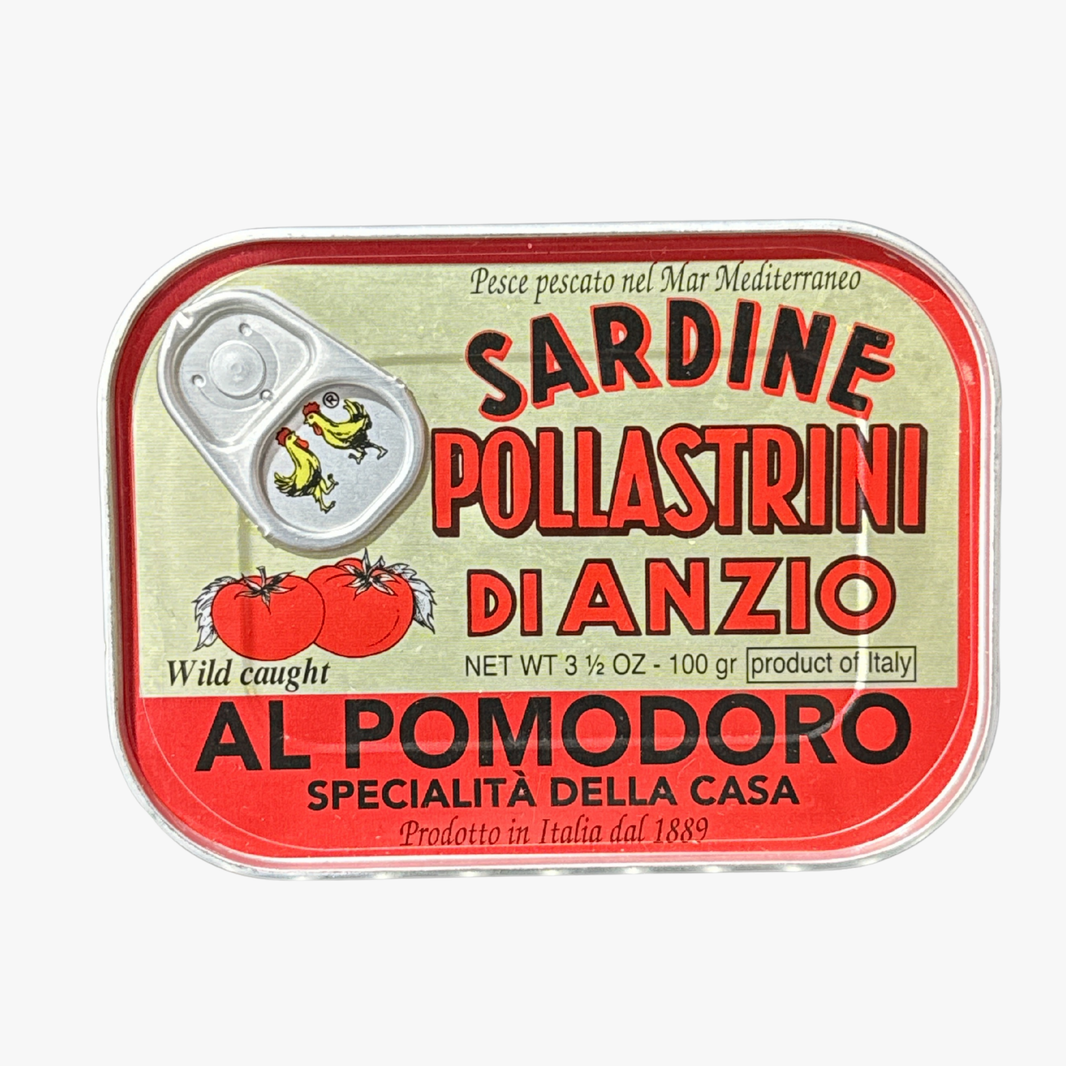 Sardines With Tomato Sauce 100G - Pollastrini Di Anzio