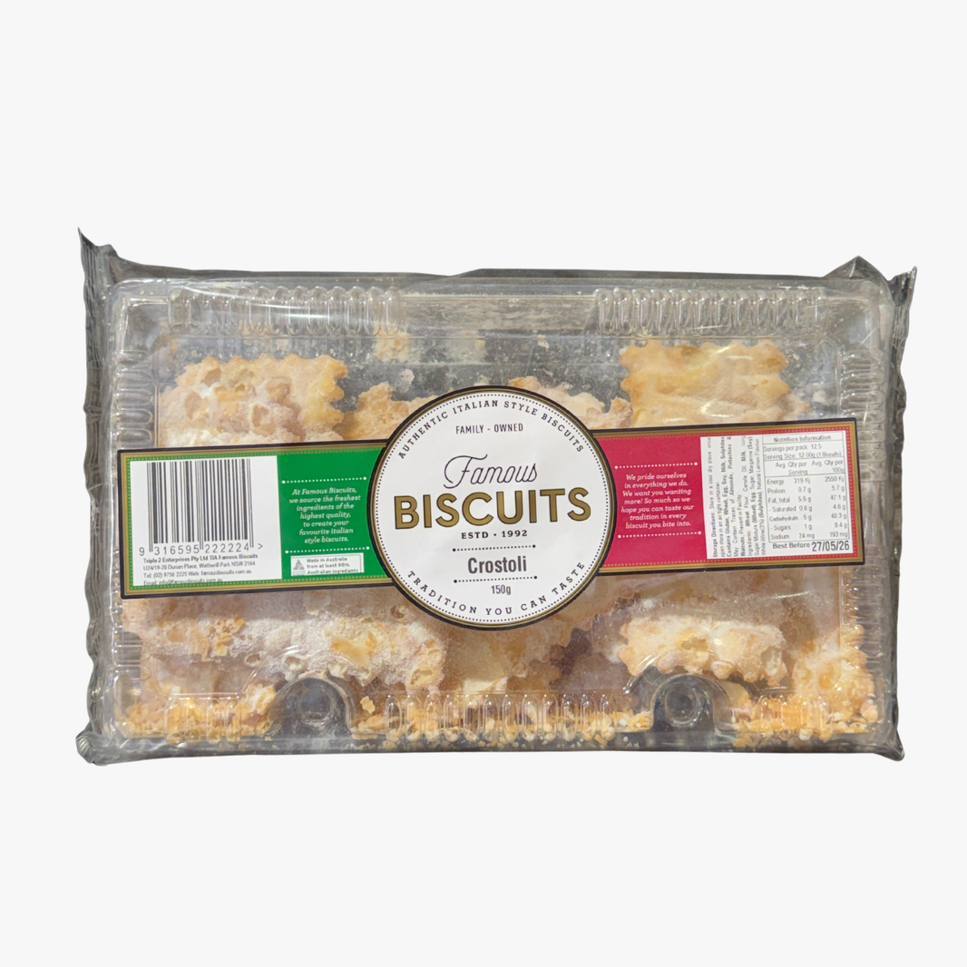Crostoli 150G - Famous Biscuits