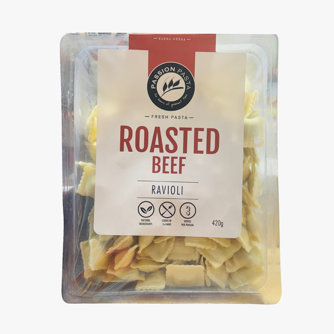 Roast Beef Ravioli 420G - Passion Pasta