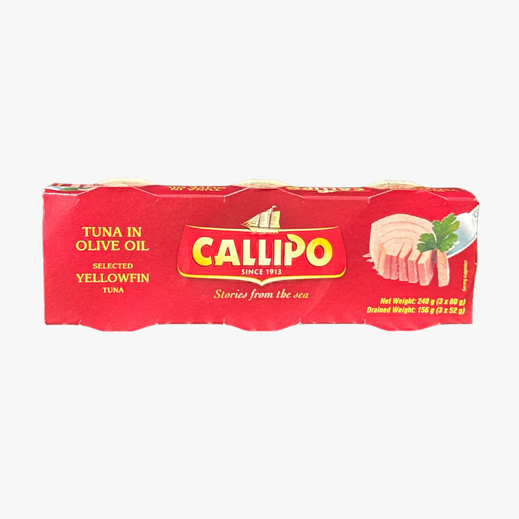 Tuna In Olive Oil 3X80G 240G - Callipo