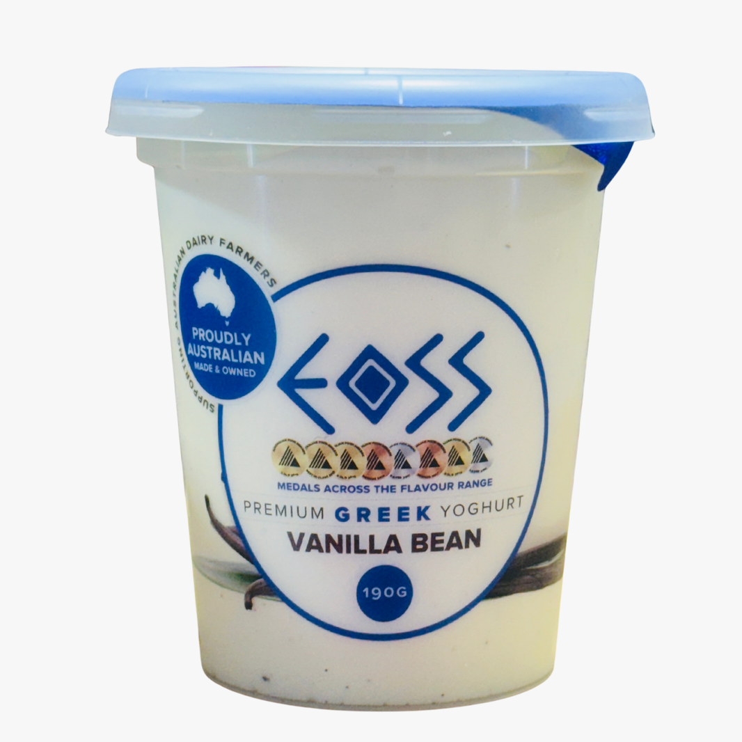 Vanilla Bean Greek Yoghurt 190g - Eoss