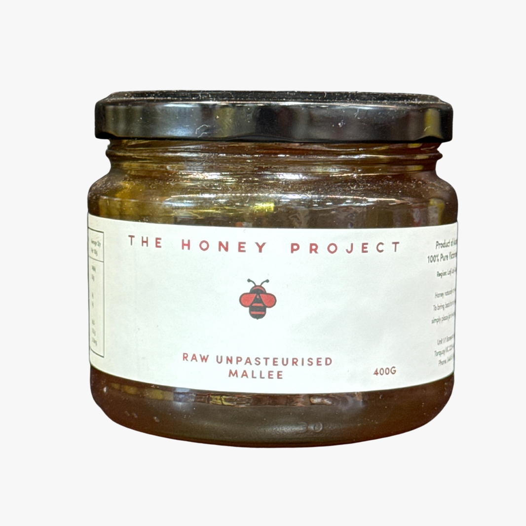 Raw Unpasteurised Messmate 400G - The Honey Project