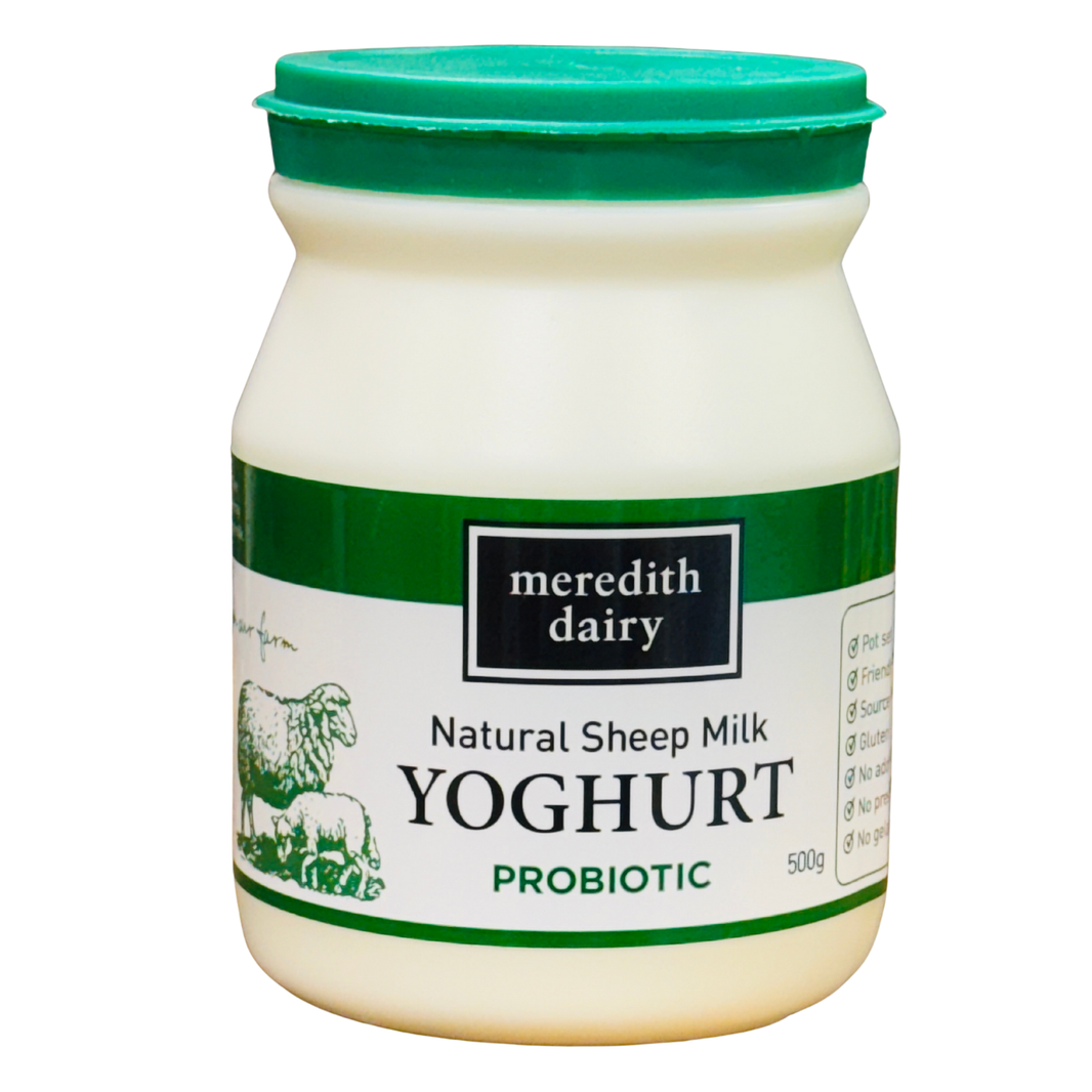 Natural Sheep Milk Yoghurt Probiotic 500g - Meredith