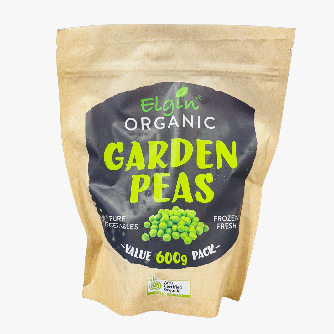 Frozen Organic Garden Peas 600G - Elgin