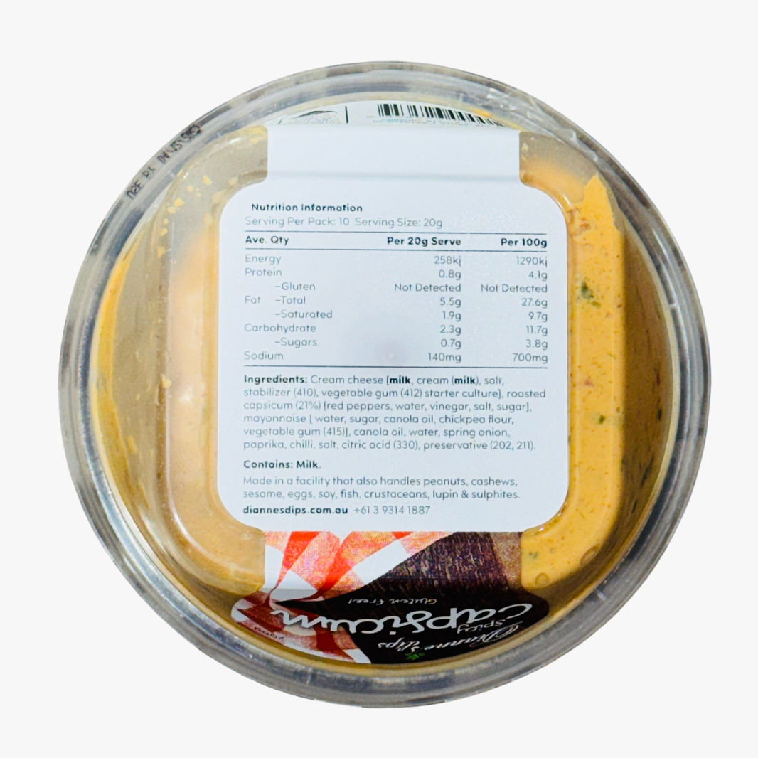 Spicy Capsicum 200g - Dianne'S Dips