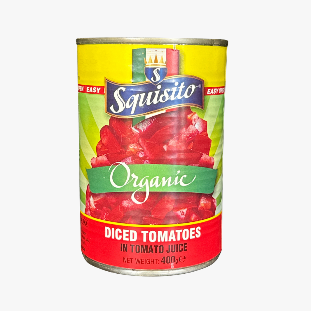 Organic Italian Diced Tomatoes 400G - Squisito